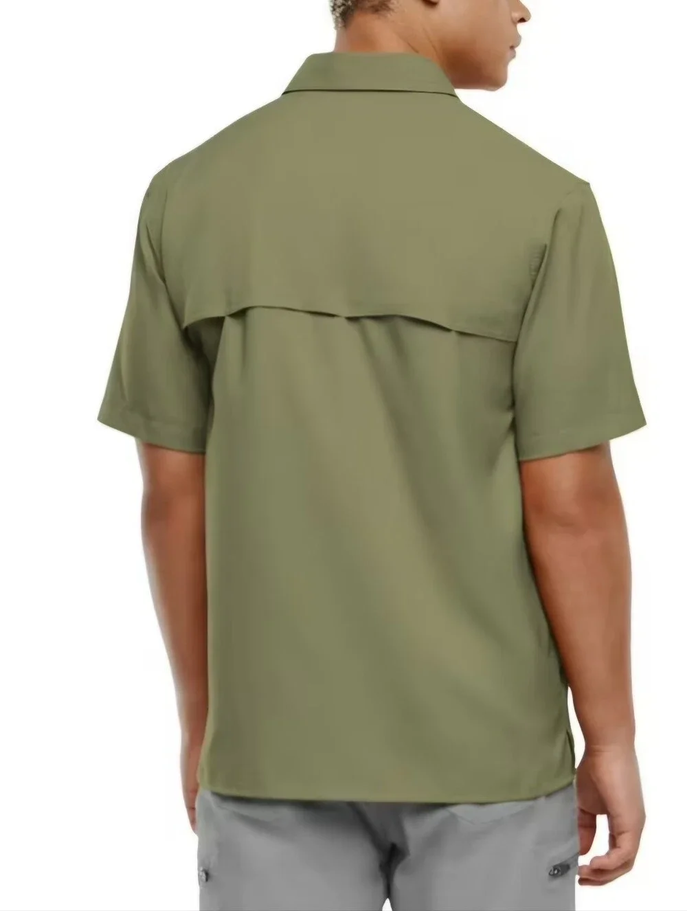 Eddie Bauer Men's Tech Woven Shirt in Green. NWT. Size XL.